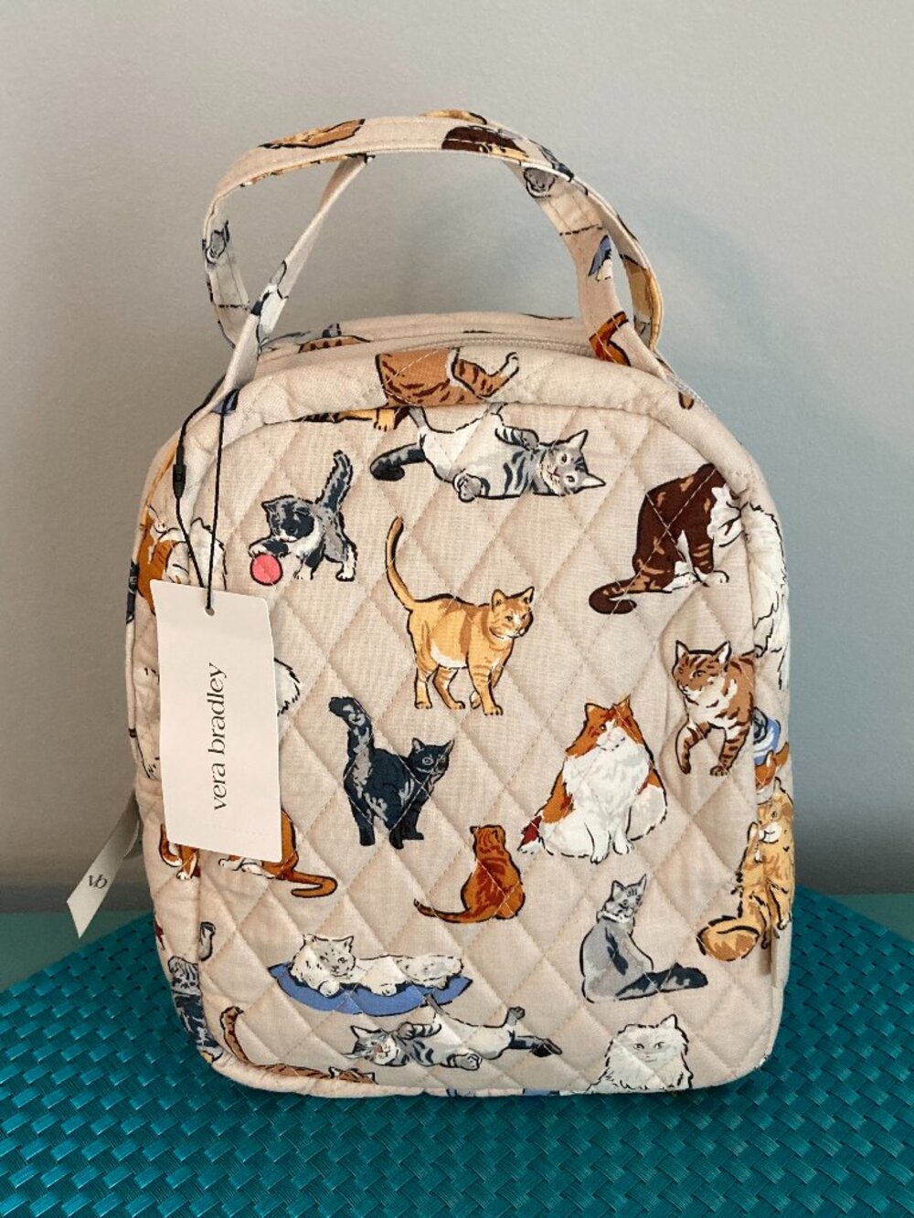 NWT Vera Bradley Lunch Bunch Bag - A Cat's Life